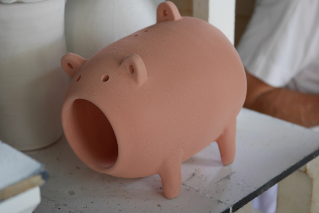 釉薬かけ＆窯入れ